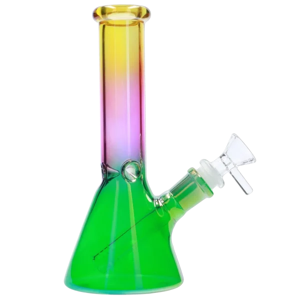 Electroplated Beaker Water Pipe - 8 in. - Image 2